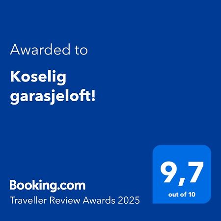 Apartmán Koselig Garasjeloft! Langevag Exteriér fotografie
