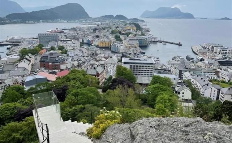 Apartmán Koselig Garasjeloft! Langevag Exteriér fotografie