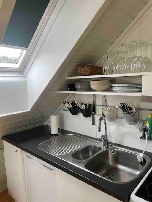 Apartmán Koselig Garasjeloft! Langevag Exteriér fotografie